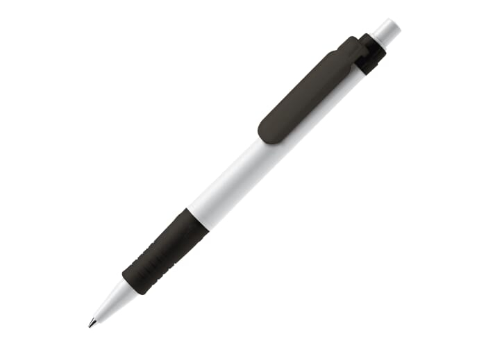 Stylo bille publicitaire biodégradable - Vegetal Pen Blanc / Noir